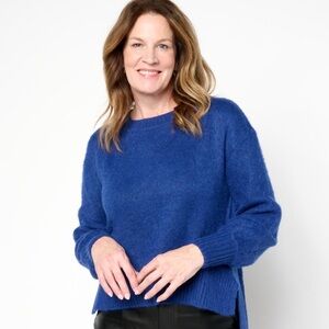 C. Wonder Fuzzy Knit Balloon-Sleeve Sweater